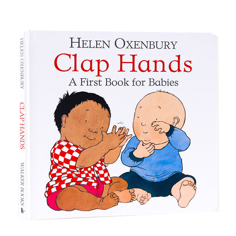 英文原版绘本 拍拍手 clap hands 插画师helen oxenbury 低幼宝宝趣味