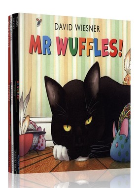 英文原版 DAVD WIESNER MR WUFFLES! PFTM大卫威斯纳经典作品4册