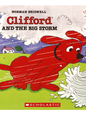 进口英文原版 Clifford and the Big Storm 大红狗克利弗 Clifford 亲子阅读睡前故事图画书趣味故事书儿童英语启蒙读物