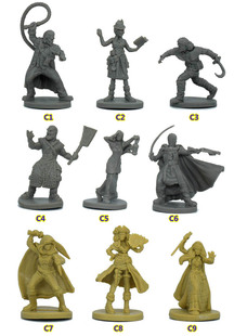 蜡笔桌游模型 民俗 民间传说 英雄 冒险者