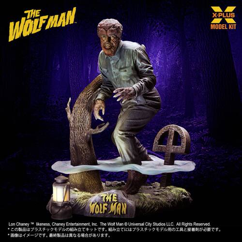 环球怪物 狼人 1/8 X-plus The WOLF MAN 拼装模型
