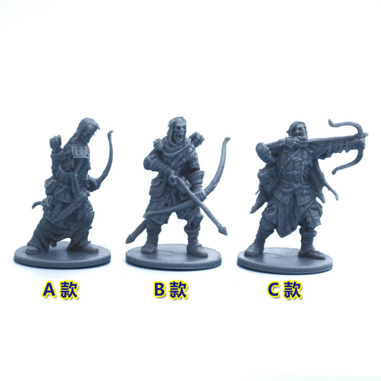 无尽杀戮 桌游模型 战棋跑团 黑死病 骷髅 亡灵射手