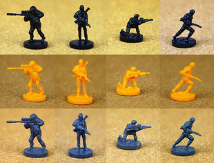 现货 超小号 迷你兵人模型 现代特种兵1:86 特种部队 狙击手士兵