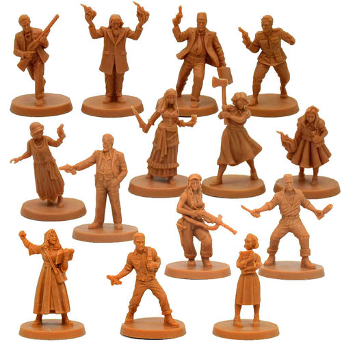 死亡湮灭桌游模型含扩展人物