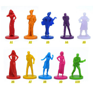 F库 妙探寻凶追凶桌游模型迪士尼动漫人物老百姓男子女子超级侦探