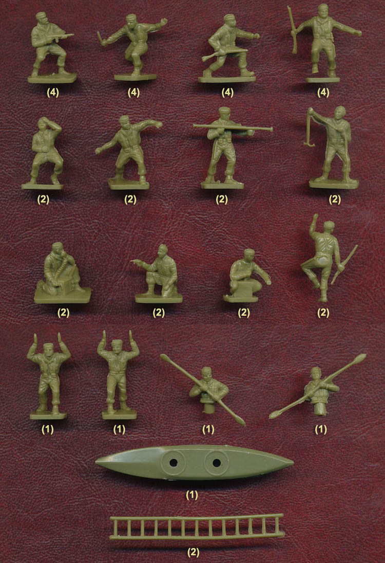 AIRFIX 01732兵人模型1:72二战英军突击队