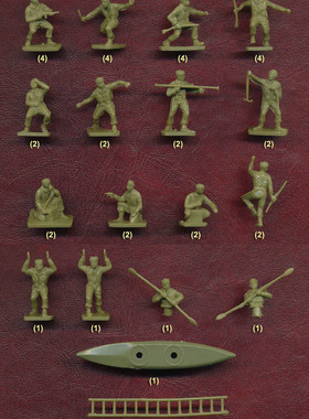 AIRFIX 01732兵人模型1:72二战英军突击队