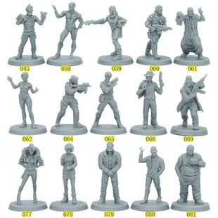 赛博朋克2077夜城风云桌游扩展人物模型边缘行者中间人045-081