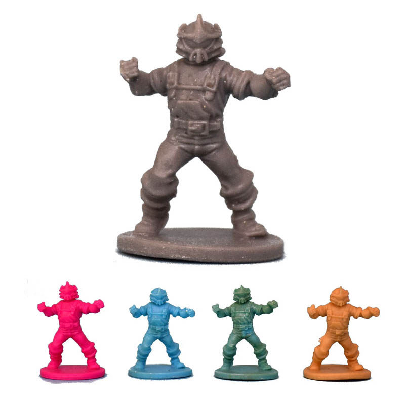 沙丘科幻桌游模型 科幻人物战棋跑团 霓虹灯 神外星战将 太空战士