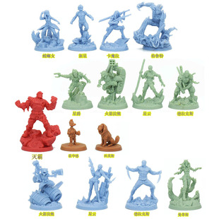 集结银河护卫队准备KS丧尸宇宙漫威无尽杀戮桌游模型灭霸火箭浣熊