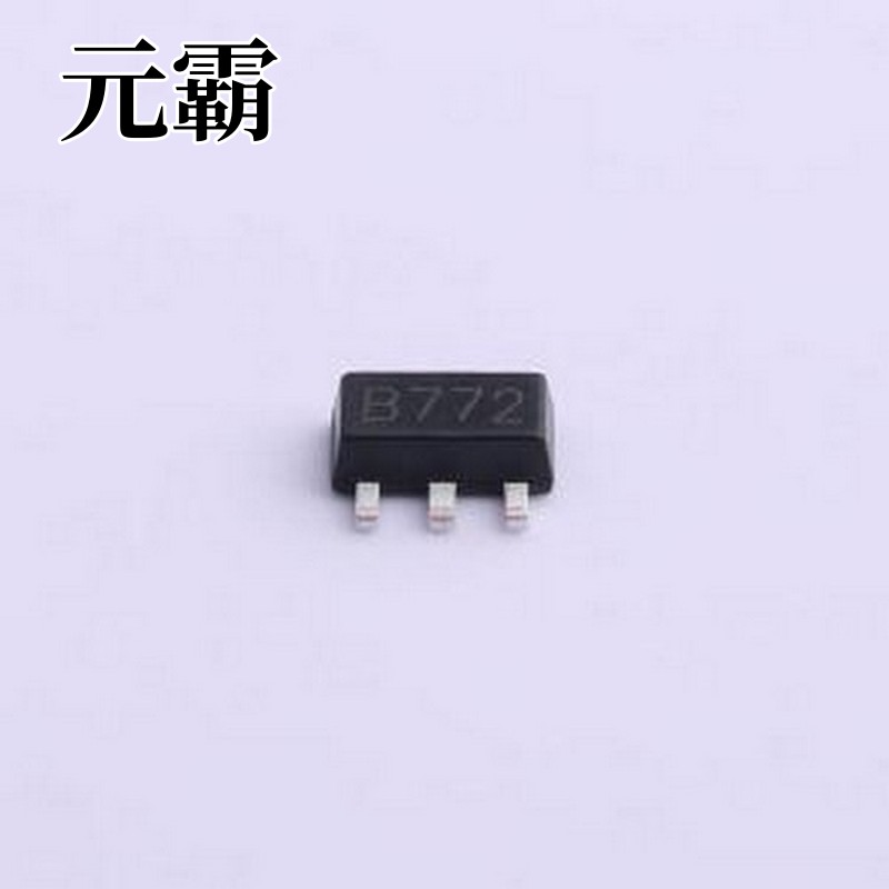 B772 三极管(BJT) PNP 电流:3A 耐压:30V Y档(160-320) SOT-89-3