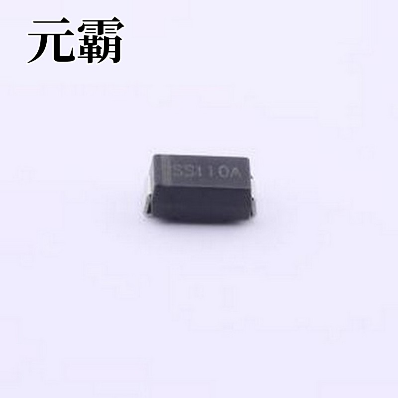 SS110A 肖特基二极管 电压:100V 电流:1A SMA(DO-214AC)
