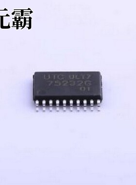 75232G-P20-R RS232芯片 线性集成电路 多通道-232驱动器和接收器