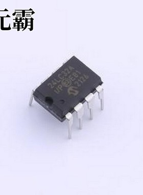 24LC32A-I/P EEPROM 24LC32A I/P PDIP-8