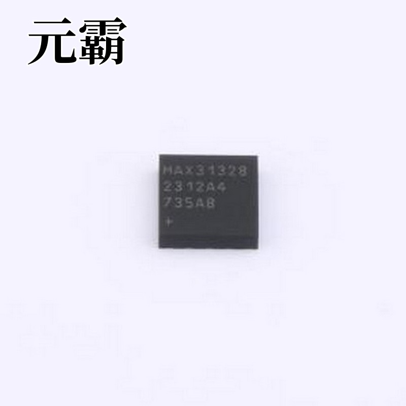 MAX31328NELB+ 实时时钟(RTC) ±3.5ppm，集成晶体和电源管理的I2