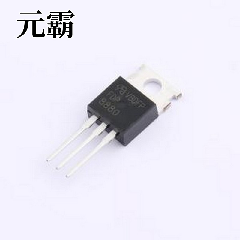FDP8880-VB 场效应管(MOSFET) 1个N沟道 耐压:30V 电流:70A TO-22