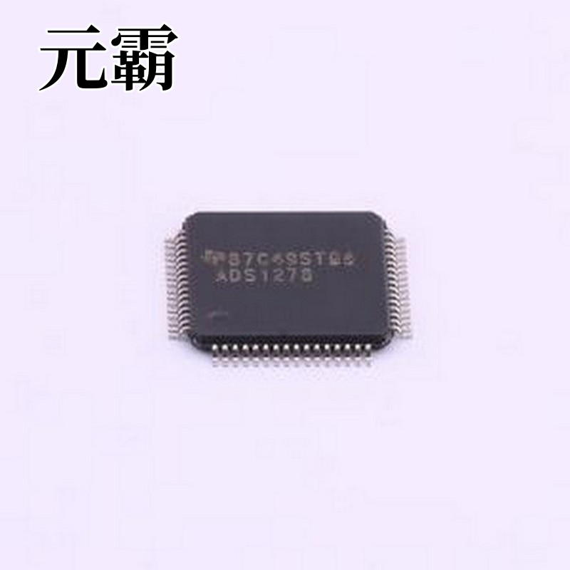 ADS1278IPAPR 模数转换芯片ADC ADS1278IPAPR HTQFP-64(10x10)