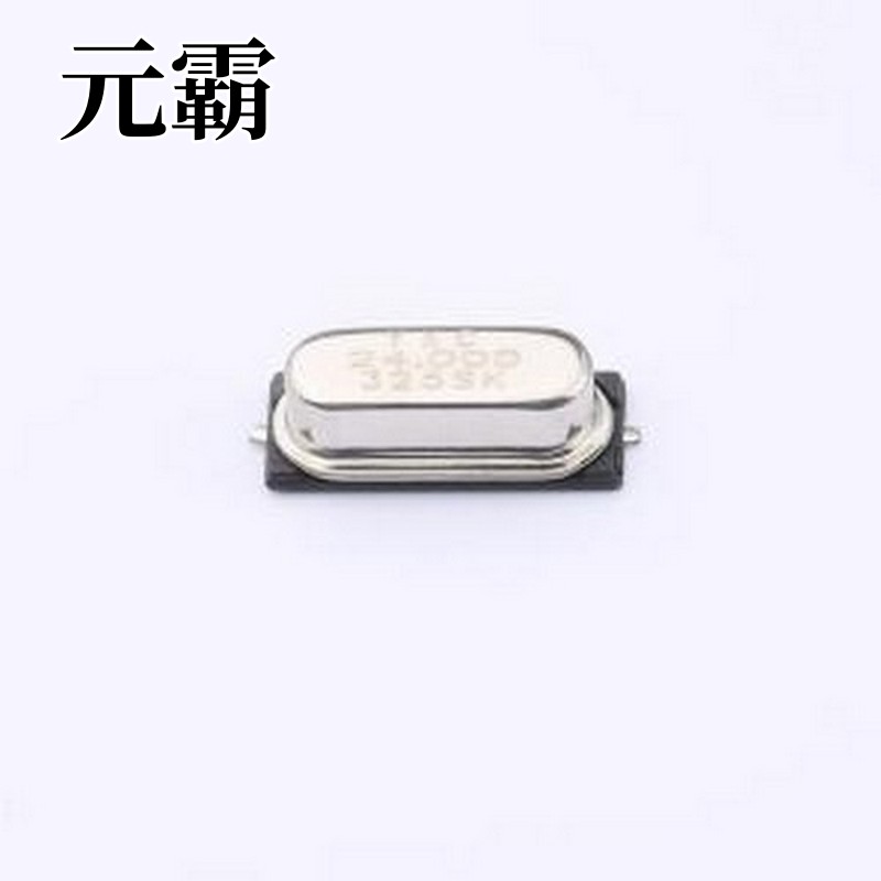 H6OEL89CSC-SUGYLC-24M 无源晶振 24MHz ±20ppm 20pF HC-49S-SMD