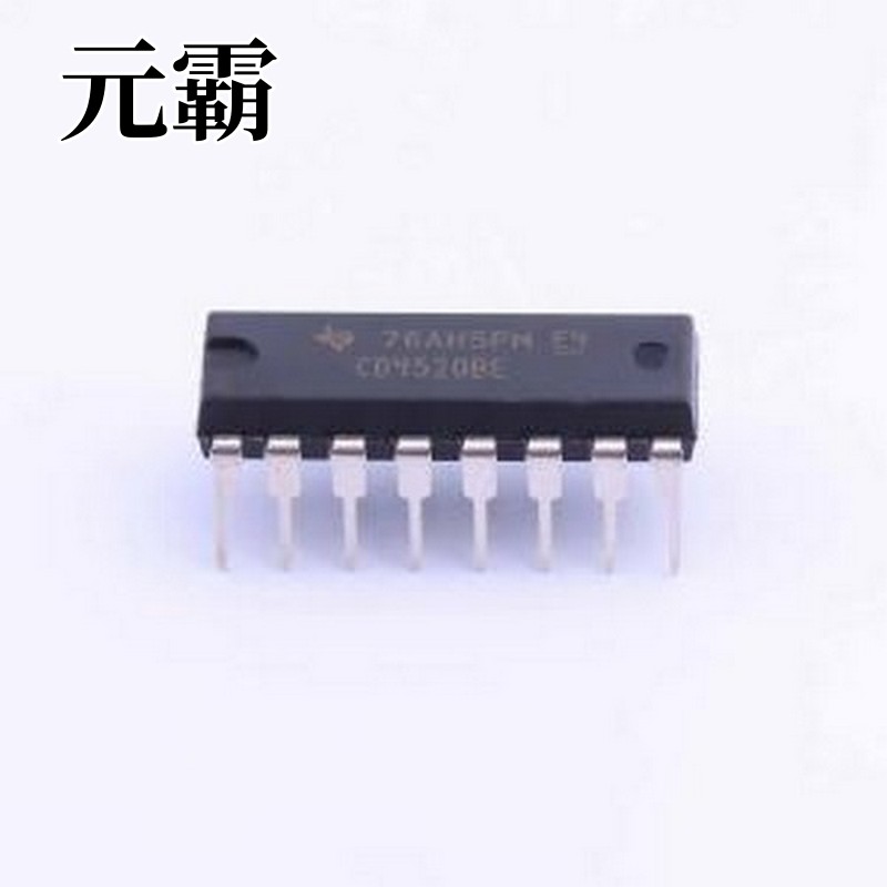 CD4520BE 计数器/分频器 8MHz 4位二进制计数器 DIP-16