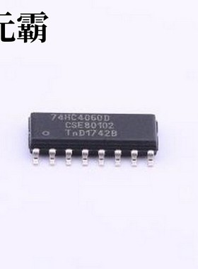 74HC4060D,653 计数器/分频器 95MHz 14位二进制计数器 SOIC-16