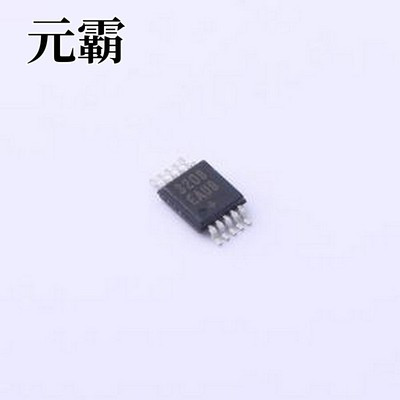 MAX3208EAUB+T 静电和浪涌保护(TVS/ESD) 双路、四路、六路高速差