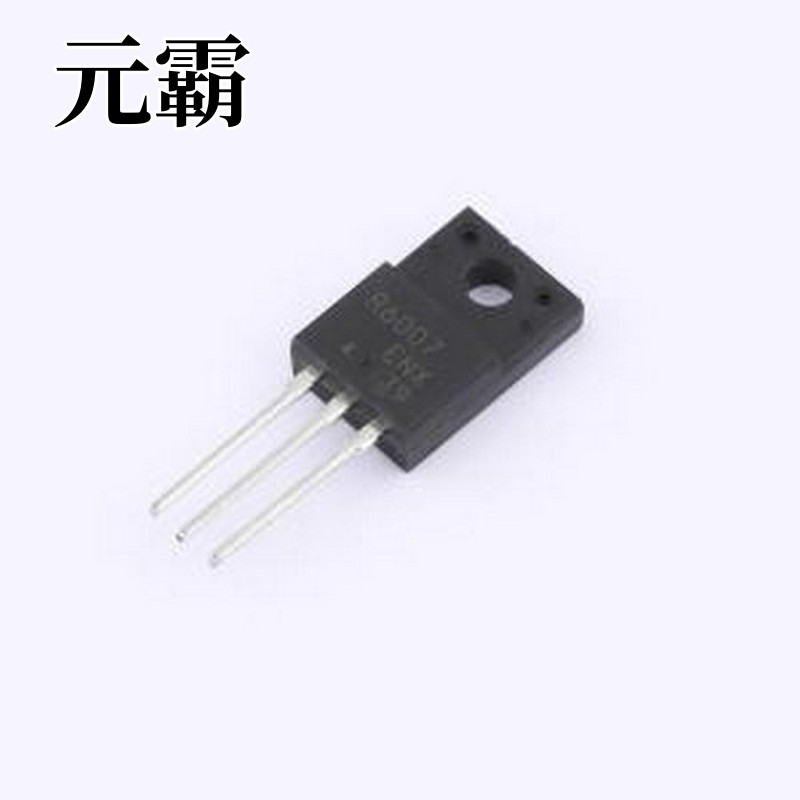 R6007ENX 场效应管(MOSFET) 1个N沟道 耐压:600V 电流:7A TO-220F