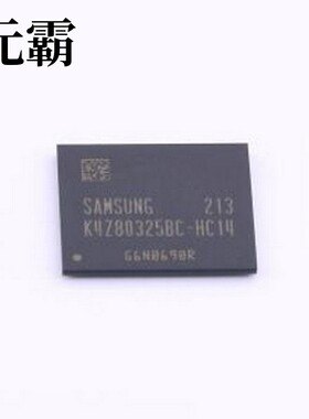 K4Z80325BC-HC14 DDR SDRAM 8Gb GDDR6 SGRAM C-die FBGA-180