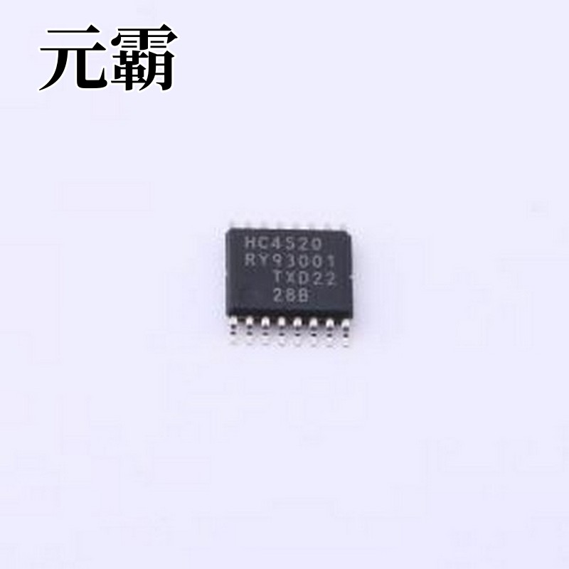 74HC4520PW,118 计数器/分频器 69MHz 4位二进制计数器 TSSOP-16