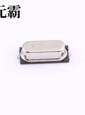 KSD250002020 无源晶振 25MHz ±20ppm 20pF HC-49S-SMD