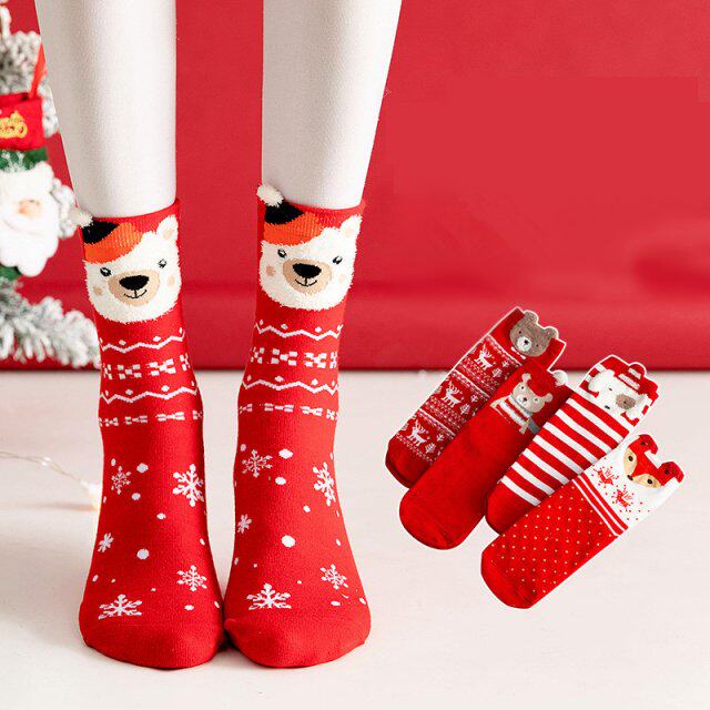 cartoon christmas socks ornaments merry christmas decoration