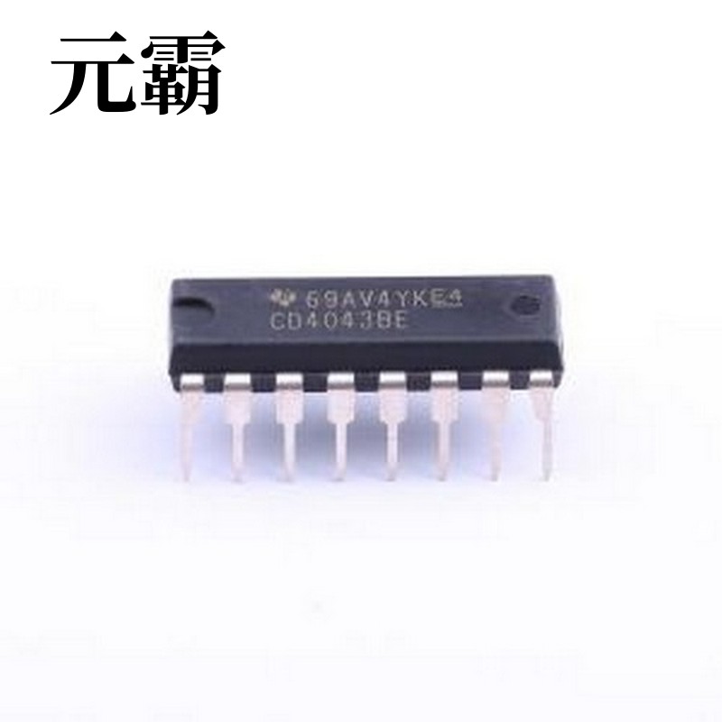 CD4043BE 锁存器 三态输出S-R锁存器 DIP-16