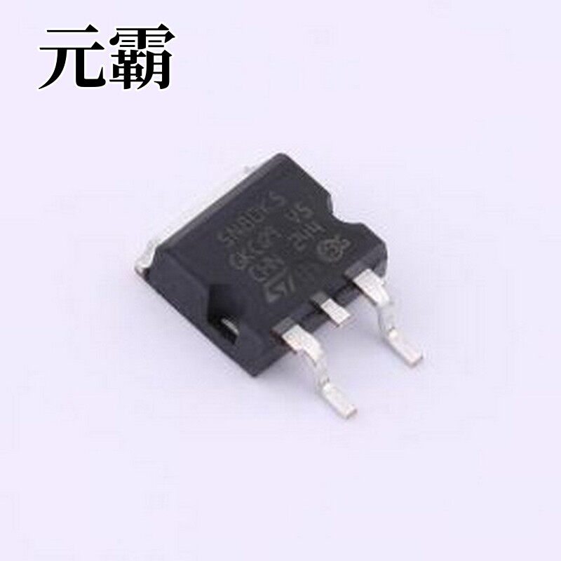 STB5N80K5 场效应管(MOSFET) 1个N沟道 耐压:800V 电流:4A D2PAK