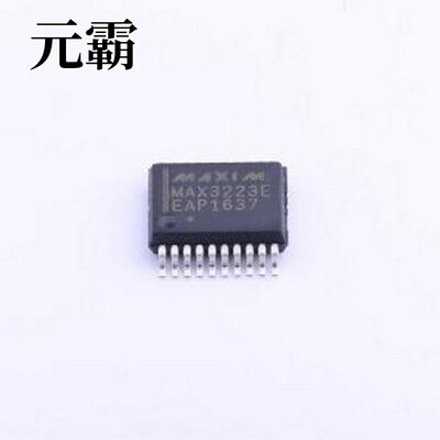 MAX3223EEAP+T RS232芯片 ±15kV ESD保护，1uA，3.0V至5.5V，250