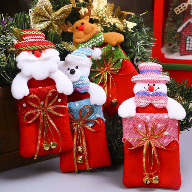 new 1pc christmas gift candy bag christmas tree hanging orna