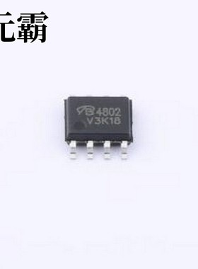 AO4802-VB 场效应管(MOSFET) 2个N沟道 耐压:30V 电流:6A 电流:6.