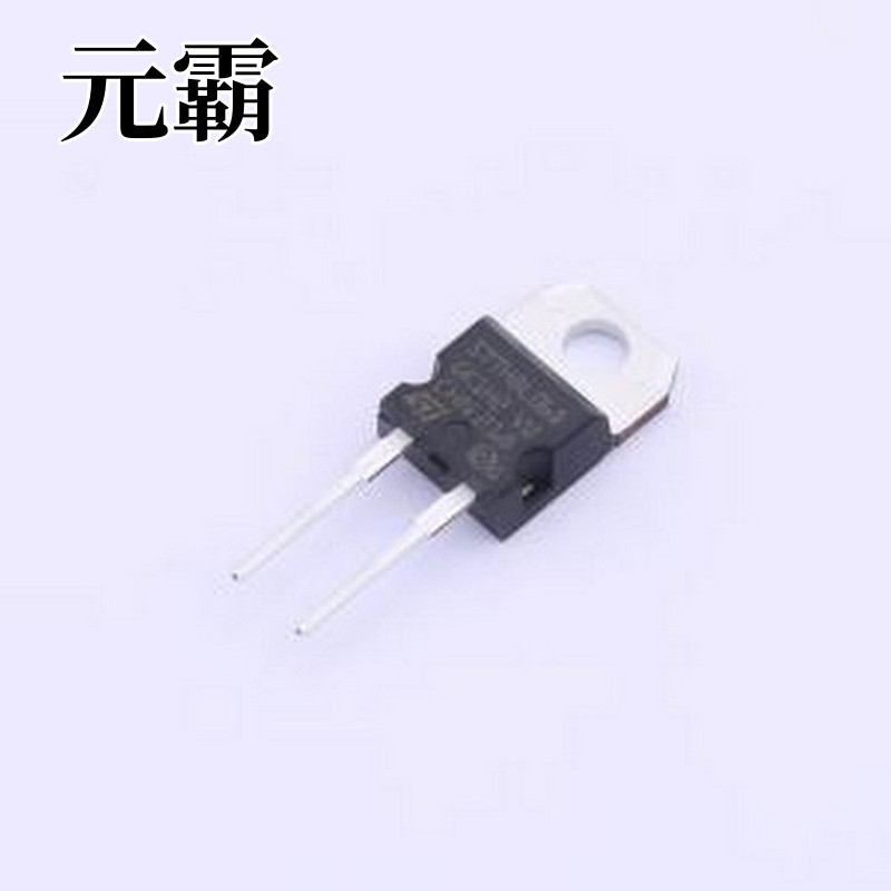 STTH8L06D 快恢复/高效率二极管 电压:600V 电流:8A TO-220AC