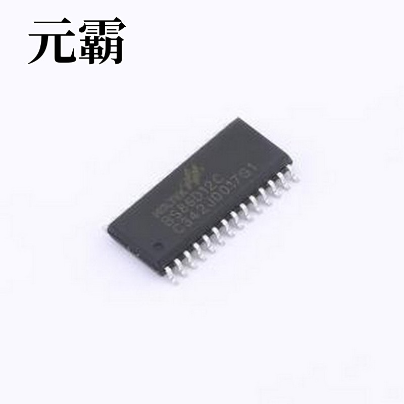 BS86D12C-28SOP 单片机(MCU/MPU/SOC) BS86D12C-28SOP SOP-28