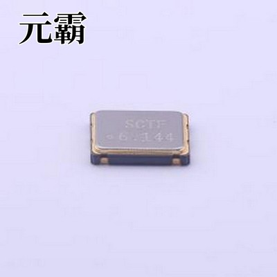 S7D6.144000A20F30T 有源晶振 6.144MHz ±20ppm 5V CMOS SMD7050