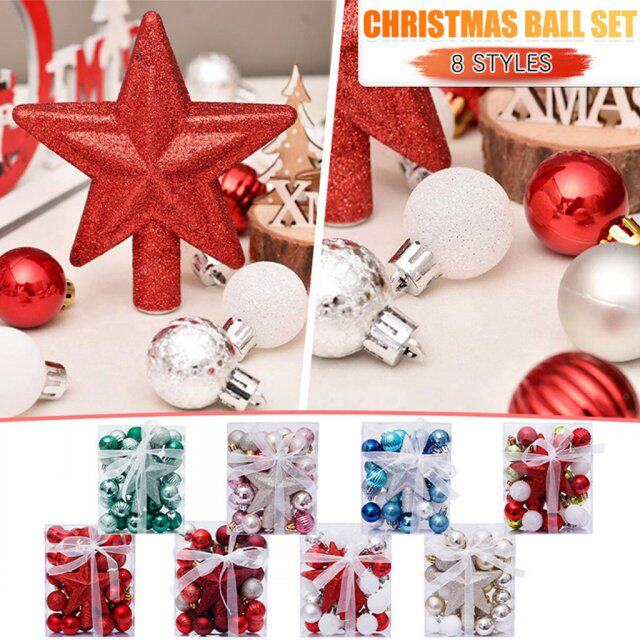 30pcs christmas ball baubles party xmas tree decorations han