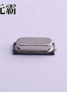 49SBT27141152040 无源晶振 27.1412MHz ±20ppm 15pF HC-49S-SMD