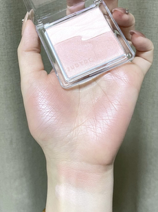 气质清冷裸！judydoll橘朵缎光腮红01蜜瓜奶杏色膨胀色双色水光肌