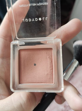 黄显白超气质！橘朵单色腮红06烤杏仁色收缩色35奶茶色眼影打底色