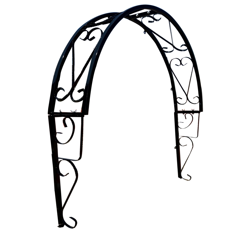 铁艺拱门花架爬藤架新款户外