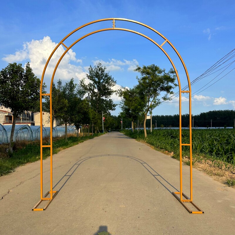 新款婚庆铁艺道具弧形拱门