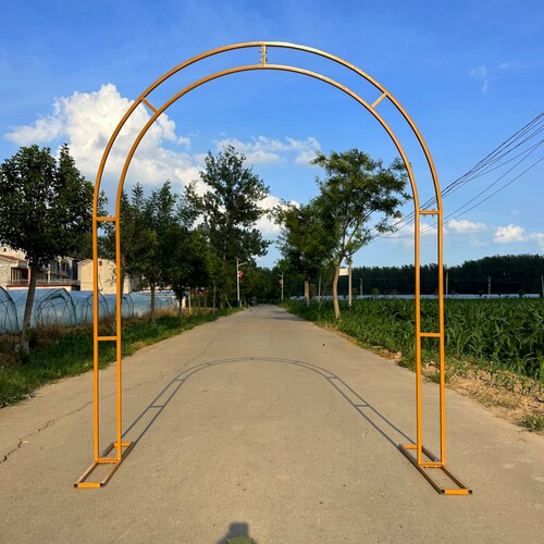 新款婚庆铁艺道具弧形拱门