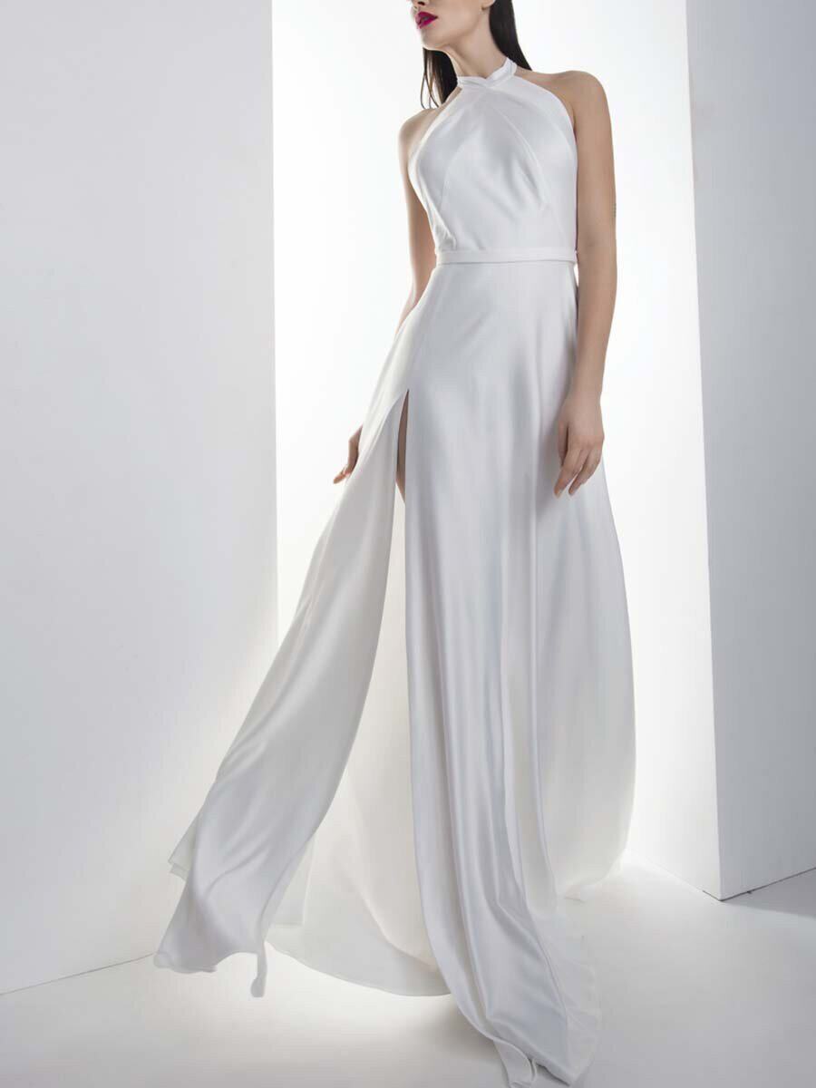 21 새로운 여름 스타일 여성스러운 서스펜더 드레스 백리스 이브닝 드레스 스트랩이 달린 이브닝 드레스