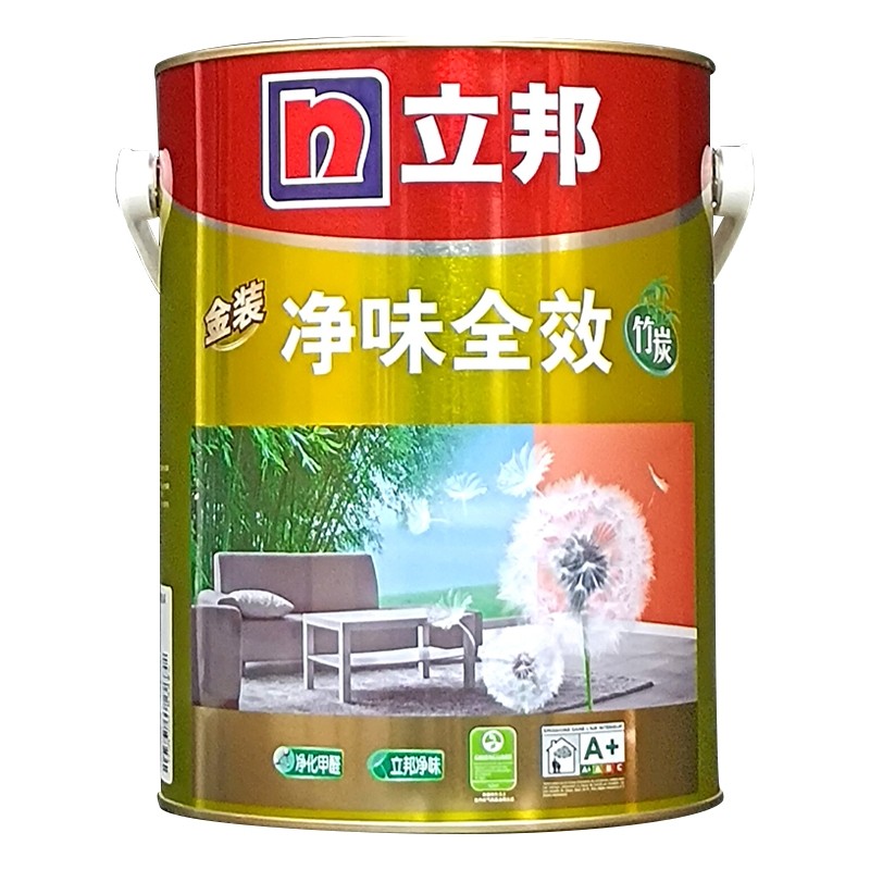 立邦漆金装竹炭净味全效家装漆5内墙乳胶漆