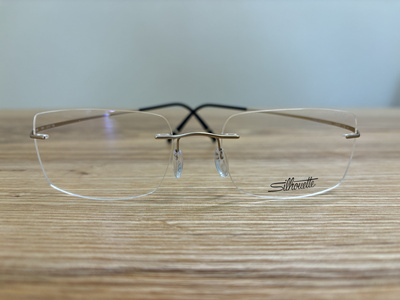 Silhouette诗乐男女近视光学眼镜无框架商务大脸魏大勋科技钛5599