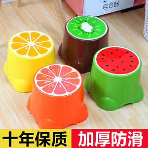 西瓜水果凳子加厚塑料宝宝卡通矮凳儿童幼儿园小凳子防滑包邮可爱