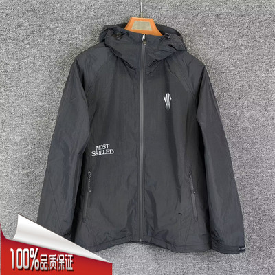 安踏欧文系列梭织外套男2025冬季新款加绒保暖夹克上衣172541603